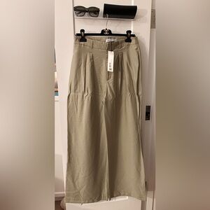 Zara Light Green High Waisted Trousers